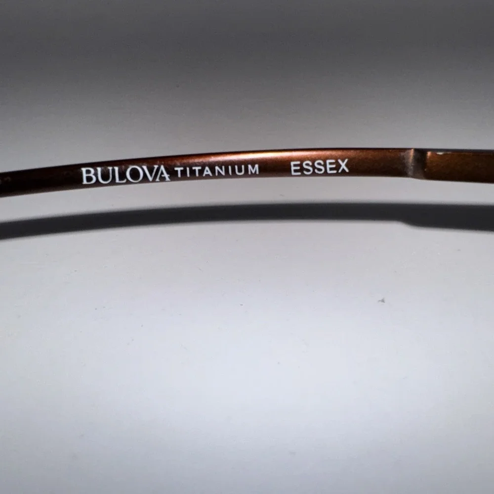 Bulova Eyeglasses titanium essex 52-19 140 brown